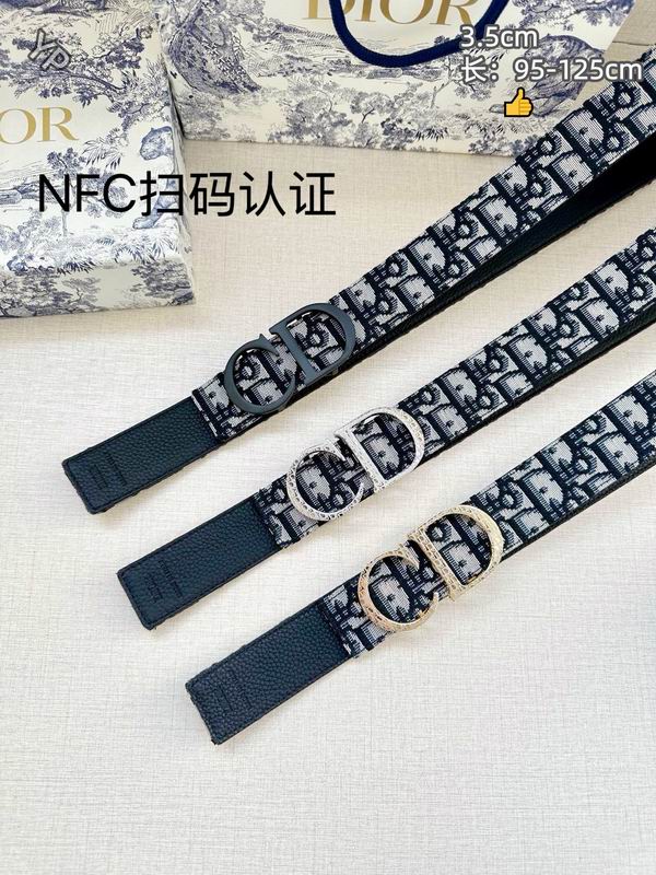Dior belt 35mmX95-125cm 8L24
